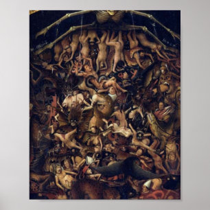Póster La Crucifixión El Último Juicio De Jan Van Eyck