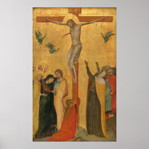 Póster La crucifixión - Poster Bella Artes Bernardo Daddi