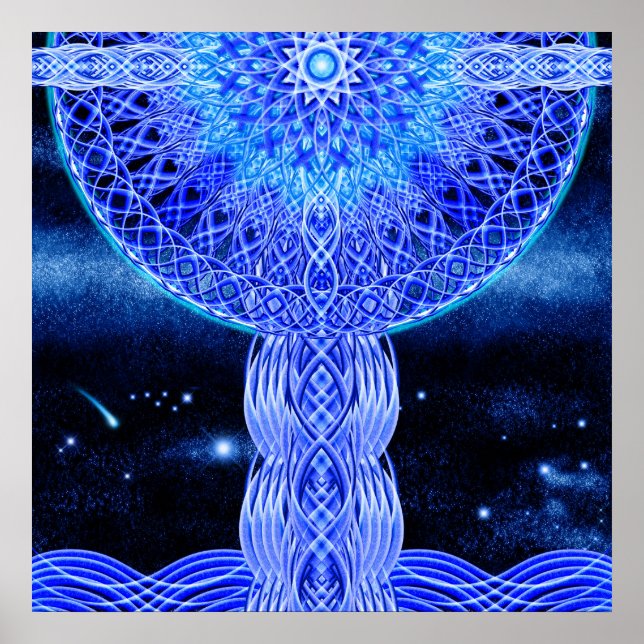 Póster La cruz cósmica (Frente)