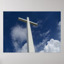La cruz de la resurgida foto del Poster Cristo