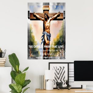 Póster La cruz es prueba de amor