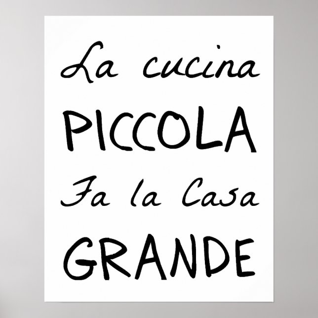 Póster La Cucina (La Cocina) Poster (Frente)
