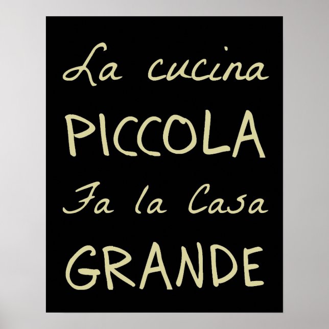 Póster La Cucina (La Cocina) Poster (Frente)