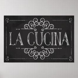 Póster La Cucina Wall Decor