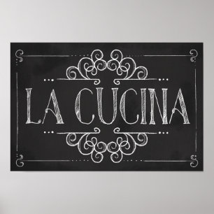Póster La Cucina Wall Decor