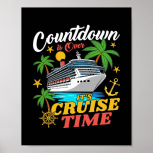 Póster La cuenta regresiva ha terminado, es hora de cruce