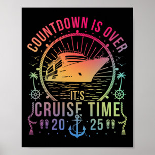 Póster La cuenta regresiva ha terminado, es hora de cruce
