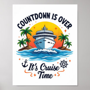 Póster La cuenta regresiva ha terminado, es hora de cruza