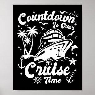 Póster La cuenta regresiva ha terminado, es hora de cruza