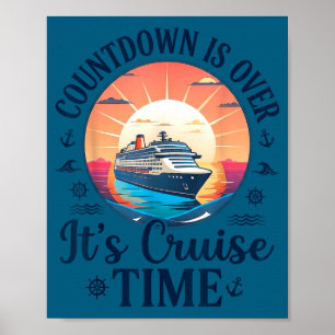 Póster La cuenta regresiva ha terminado su tiempo de cruc