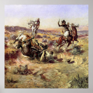 Póster “La cuerda rota” de Charles M Russell