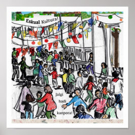 Póster La cultura vasca aparece en las ilusiones del mund