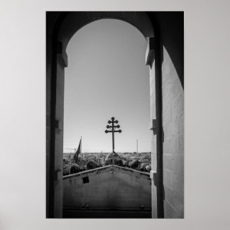 Póster La Cúpula de Mosta a través del Arco