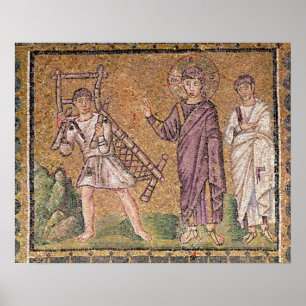 Póster La curación del paralítico de Capernaumx