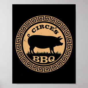 Póster La curiosa Odisea de Bbq 1 de la Mitología Griega