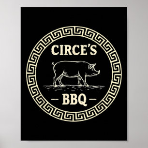Póster La curiosa Odisea de Bbq de Mythology Circe en Gre