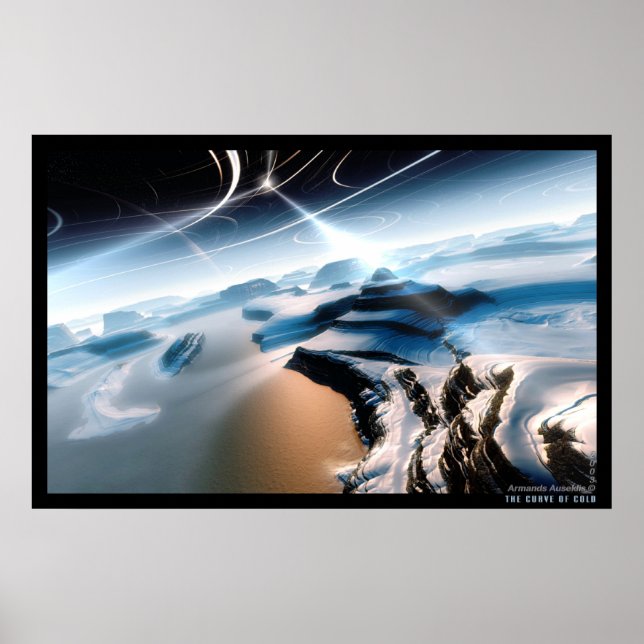 Póster La curva del frío (Frente)