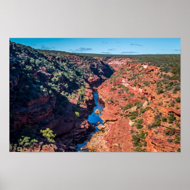 Póster La curva-Z de Kalbarri, Australia - Poster (Frente)