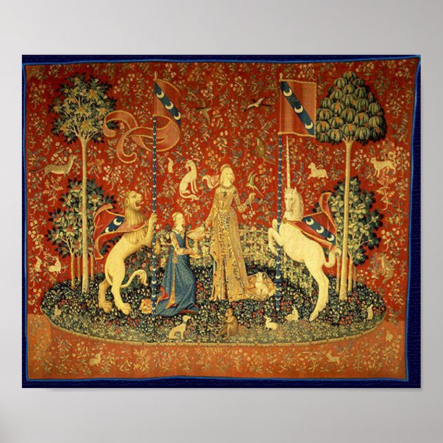 Póster La dama à la licorne (Frente)