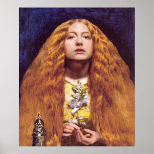 Póster La dama de honor, c.1851 por John Everett Millais