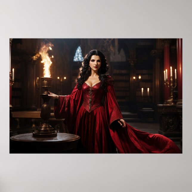 Póster La Dama de Magick (Frente)