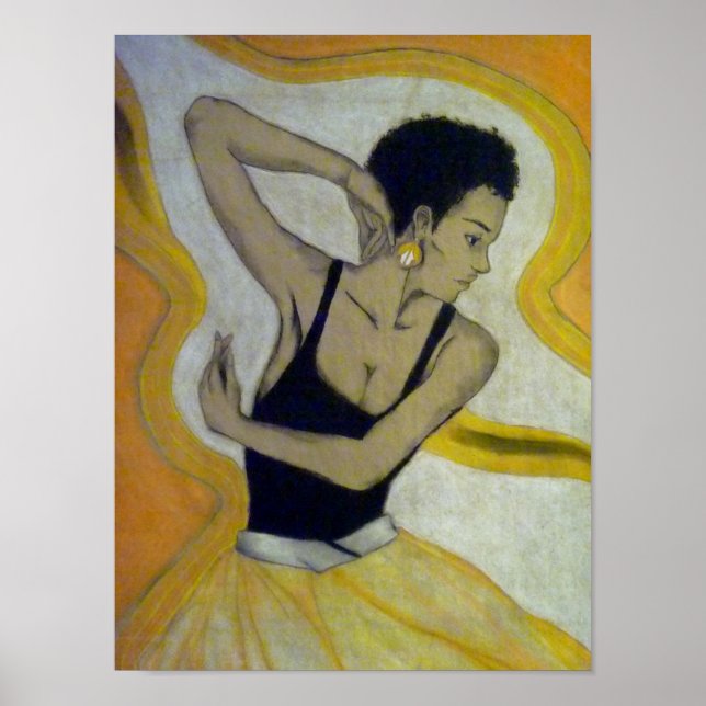 Póster La dama de Naranja (Frente)