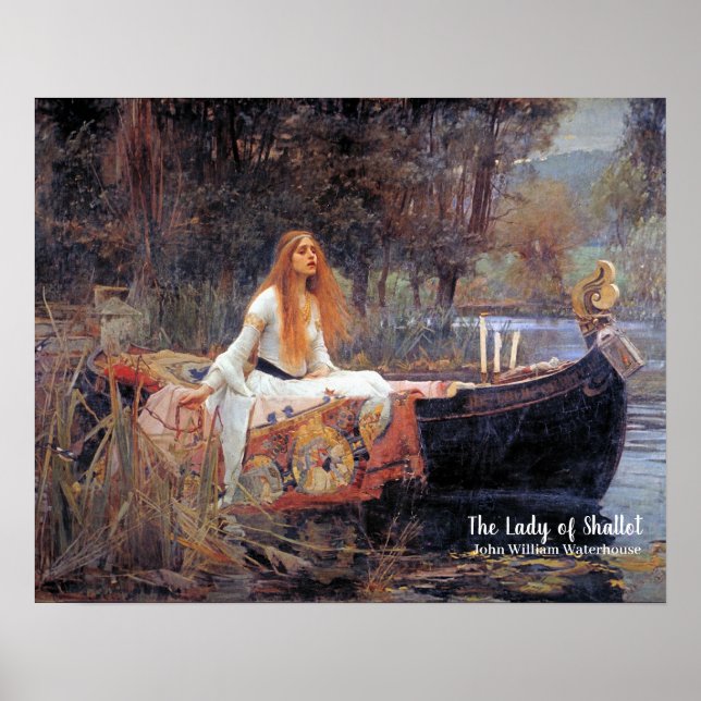 Póster La dama de Shallot (Frente)