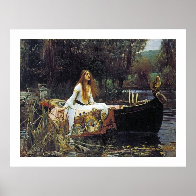 Póster La dama de Shallot (Frente)