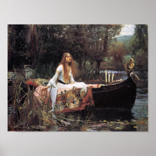 Póster La Dama De Shallot 1888
