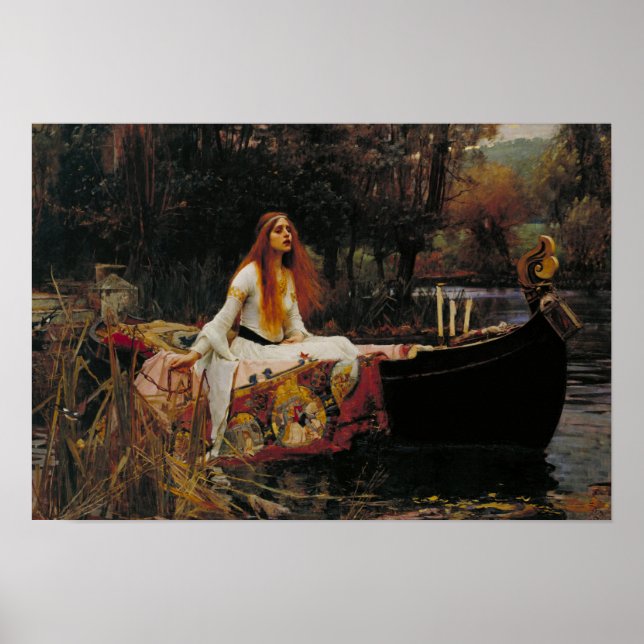 Póster La dama de Shalott (Frente)