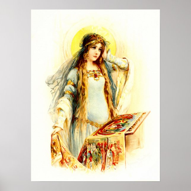 Póster La dama de Shalott (Frente)