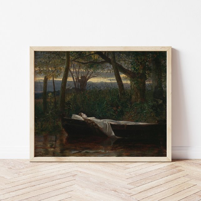 Póster La dama de Shalott | Walter Crane (Subido por el creador)