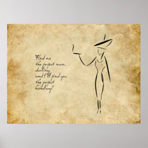 Póster La dama del gran Gorra #2