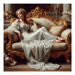 Póster La dama descansando