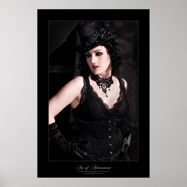 Póster La Dama Negra - Imprimir (Frente)