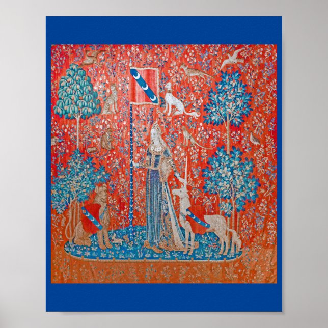 Póster La Dama y el Unicornio / Touch (Frente)