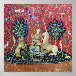 Póster La Dama y el Unicornio, Vista