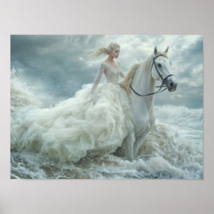 Póster La Dama y la Furia del Océano