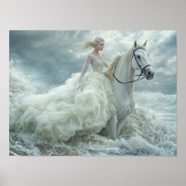 Póster La Dama y la Furia del Océano (Frente)