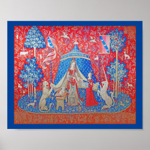 Póster La Dama y la Unicornio / A Mon Seul Desir