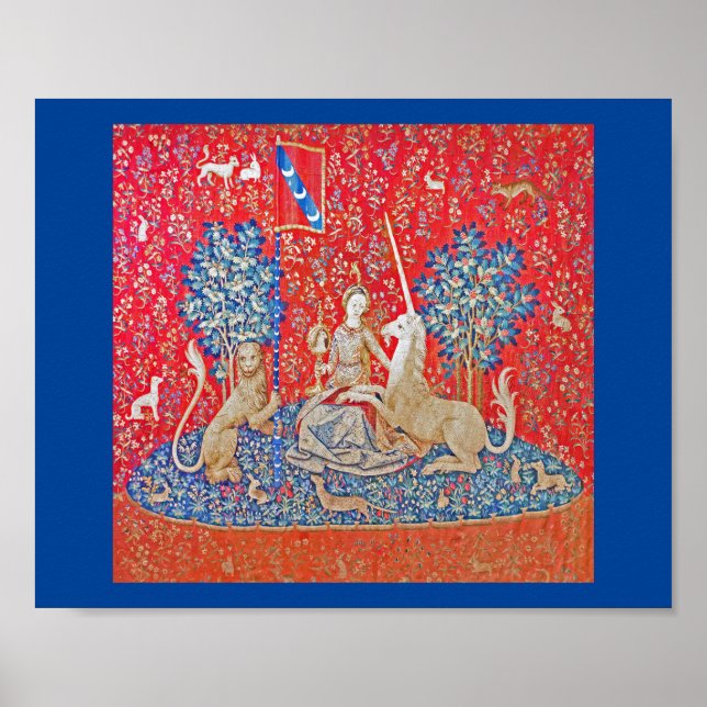 Póster La Dama y la Unicornio / Vista (Frente)