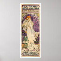 La Dame aux Camélias de Alfons Mucha (1896)