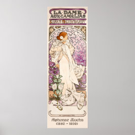 Póster La Dame aux Camélias - Mucha | Art Nouveau