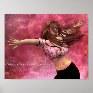 Póster La danza como nadie está mirando