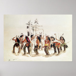 Póster La danza de la raqueta