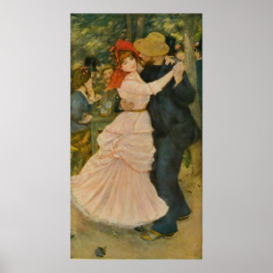 Póster La danza de Pierre-Auguste Renoir en Bougival