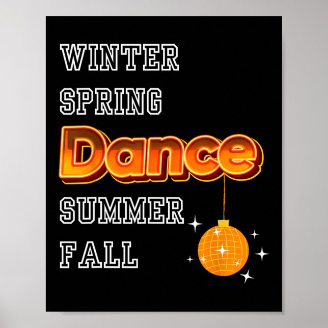 Póster La danza es la vida (Frente)