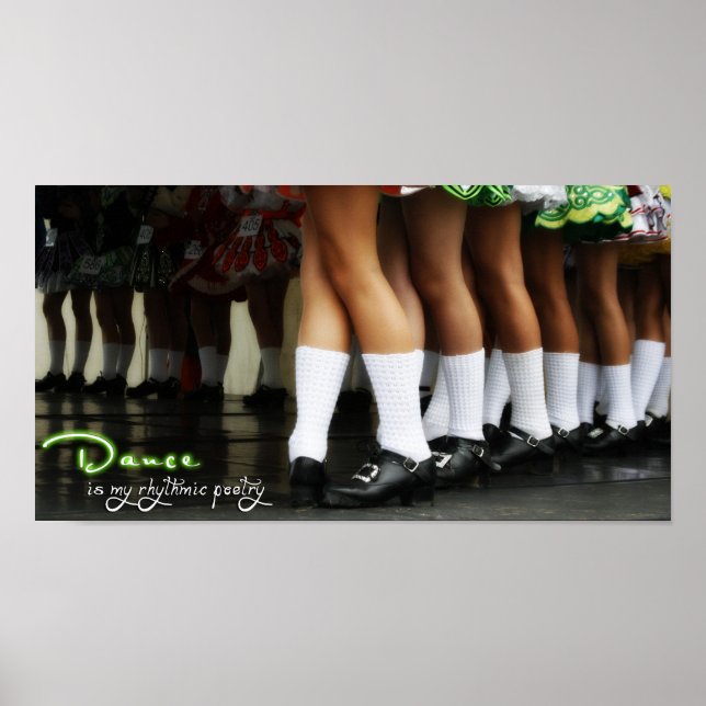Póster La danza es mi poesía rítmica Imprimir (Frente)