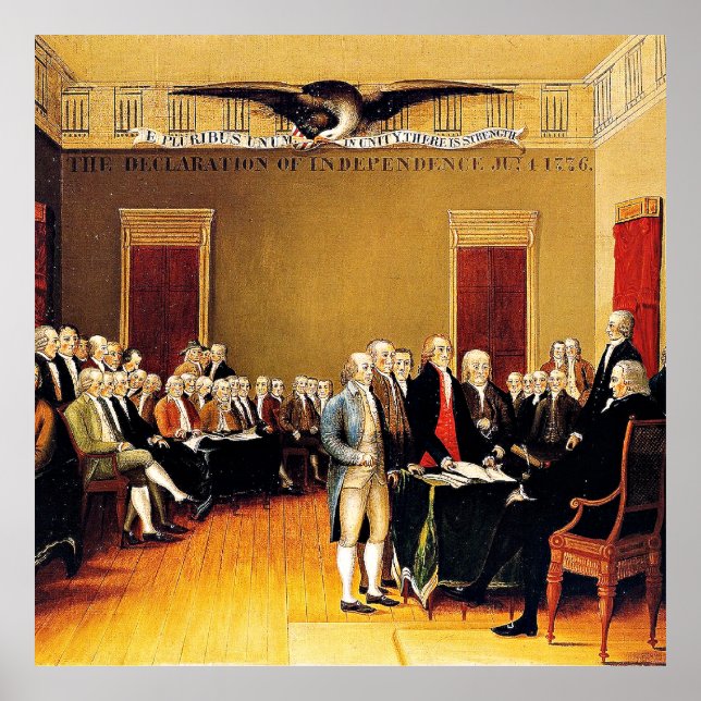 Póster La Declaración de Independencia (Frente)
