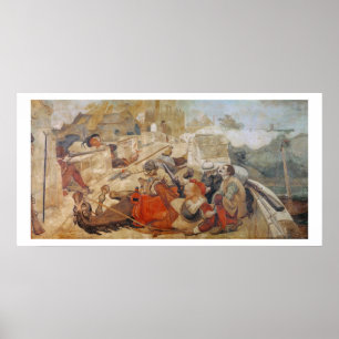 Póster La defensa de Bradshaw de Manchester (1642)